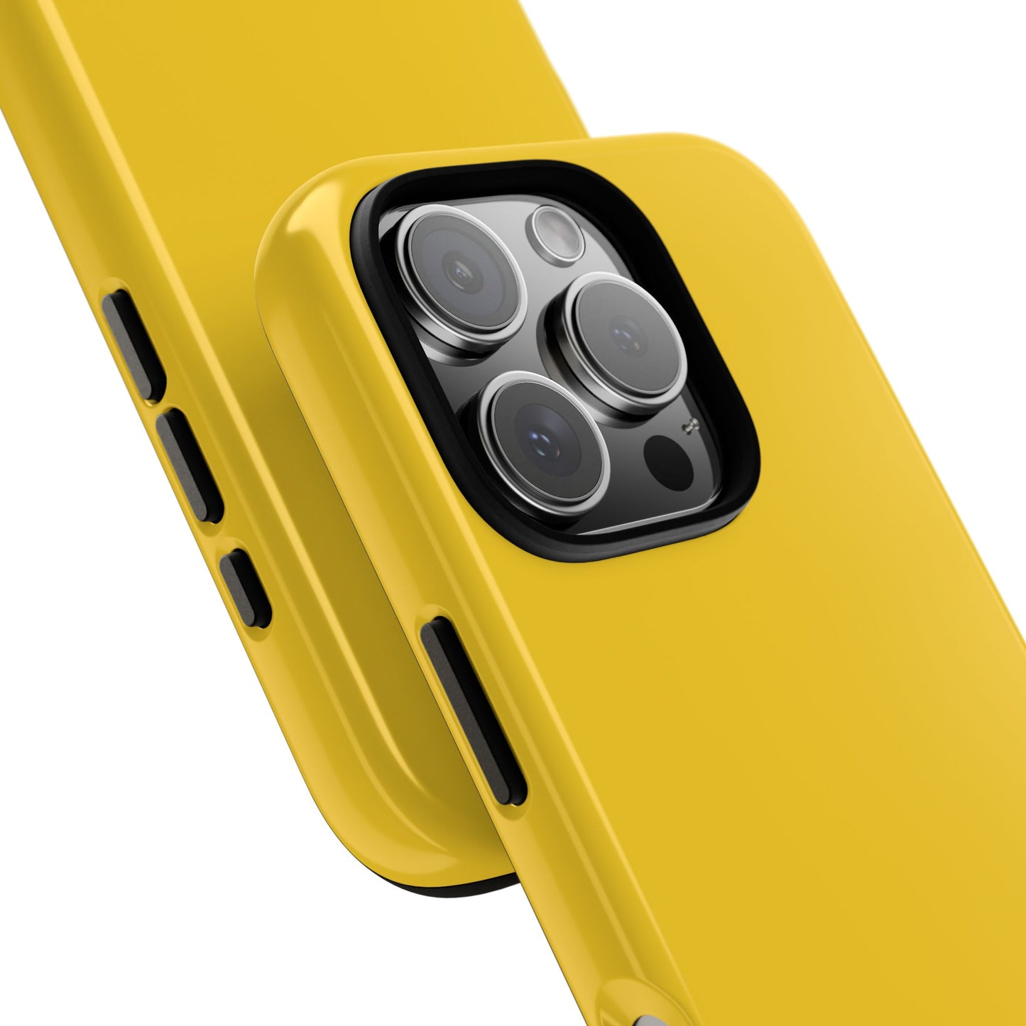 Luscious Yellow: Plain Sunburst-Inspired Color for iPhone, Samsung Galaxy and Google Pixel devices