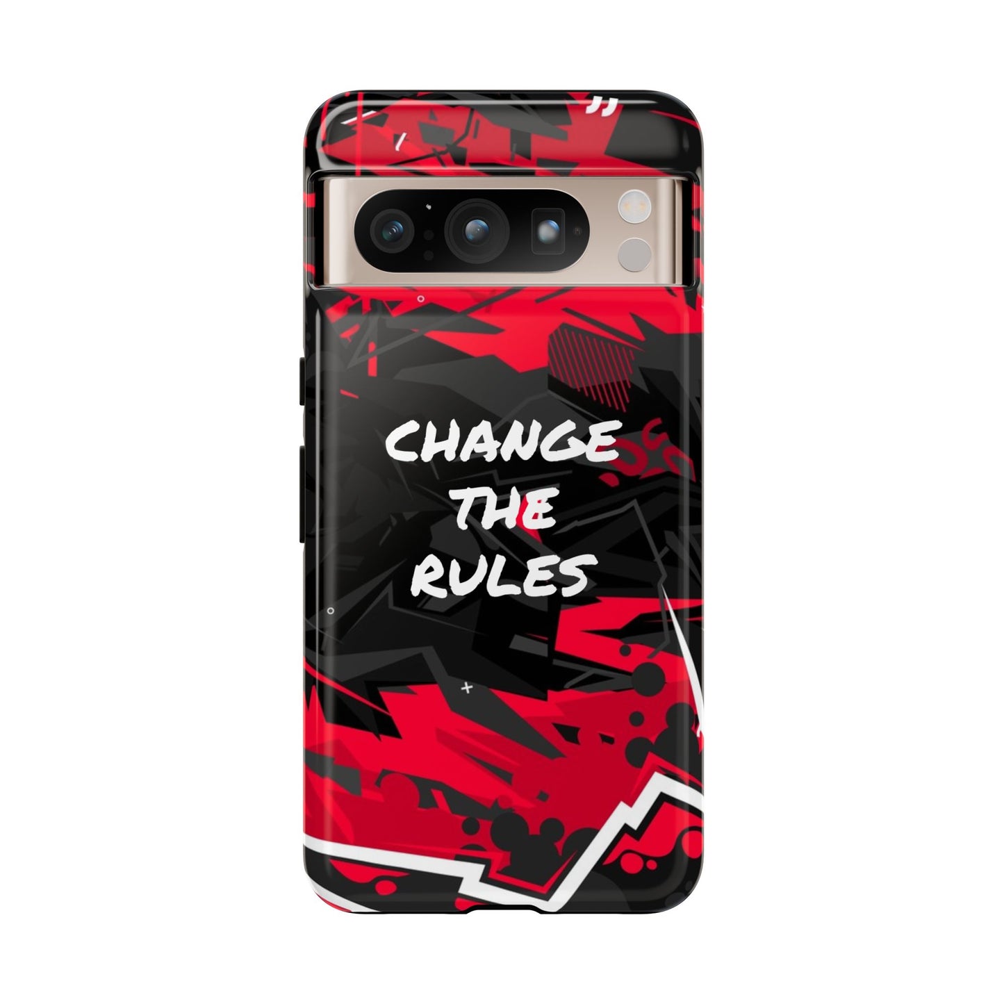 Verander de regels: stevige hoes voor iPhone-, Galaxy- en Pixel-apparaten