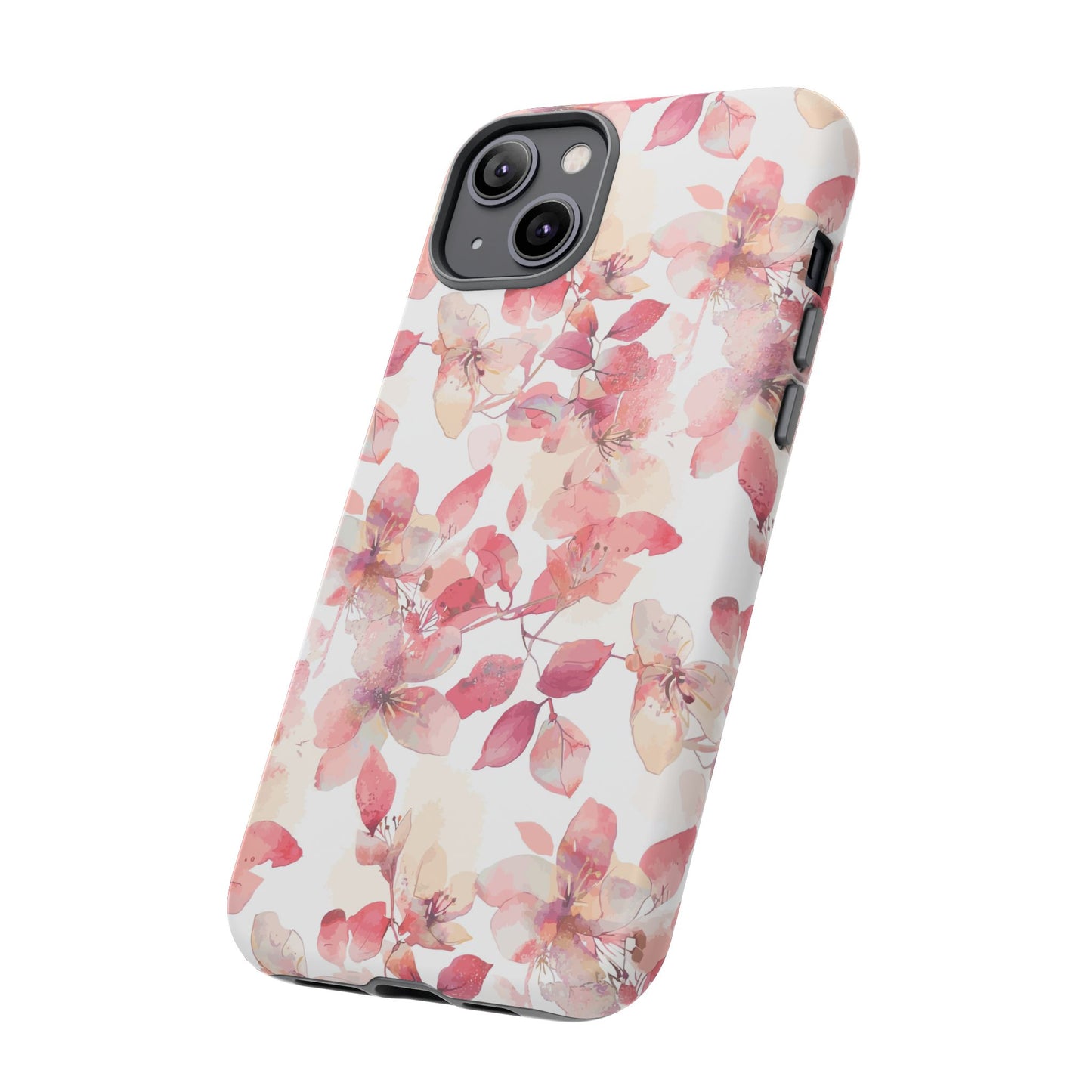 Watercolor Flowers: Tough Case for iPhone, Samsung Galaxy and Google Pixel devices