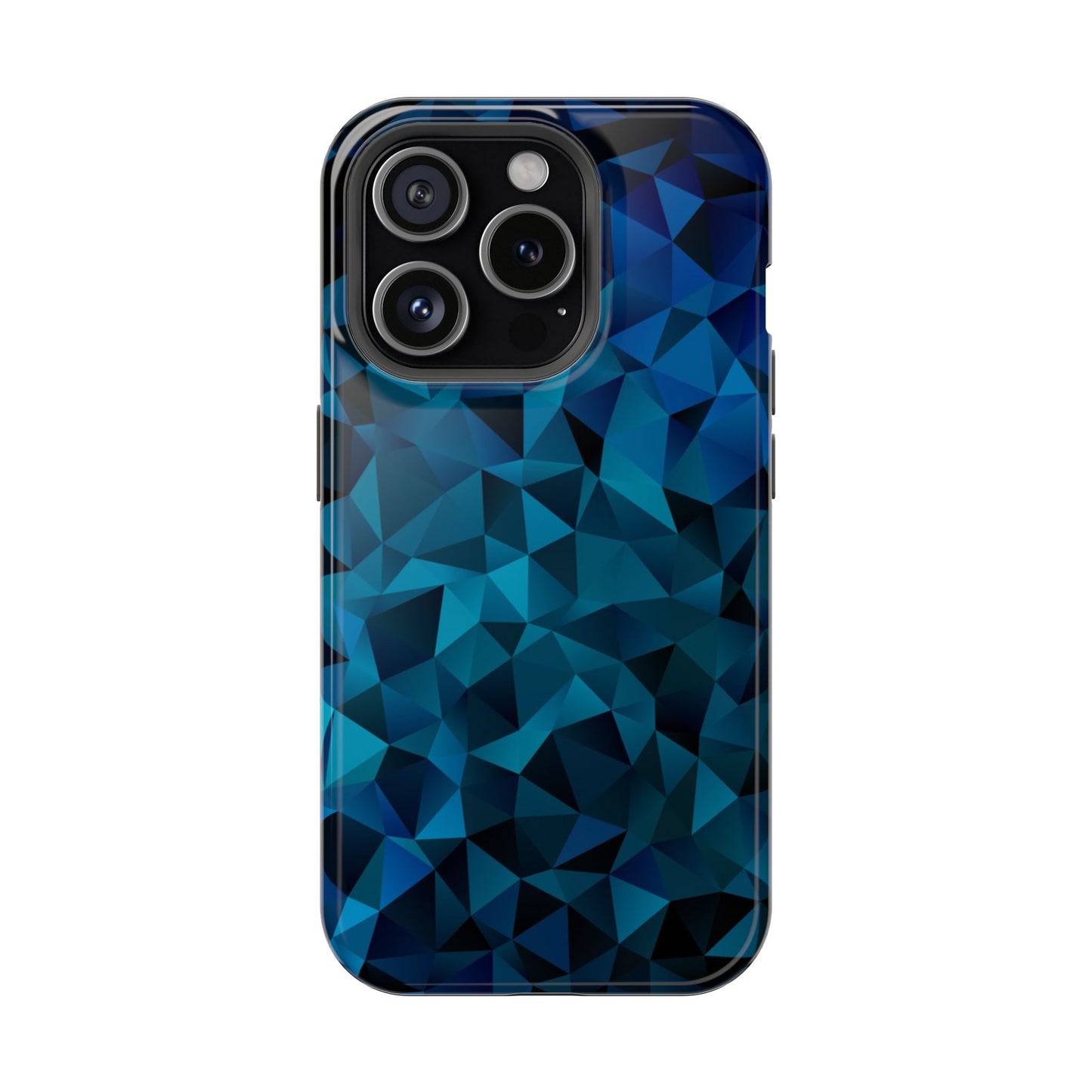 Blue Diamonds (MagSafe version): Elegant phone case for iPhone