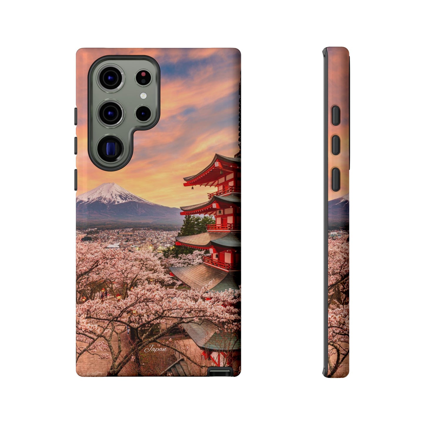 Cherry Blossoms Mt. Fuji phone case for iPhone, Galaxy and Pixel devices