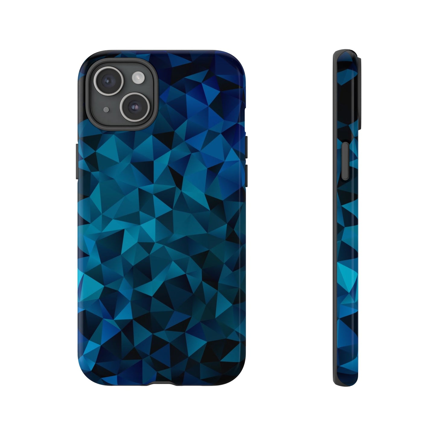 Blue Diamonds: Phone Case with Elegant Prints for iPhone, Samsung Galaxy and Google Pixel devices