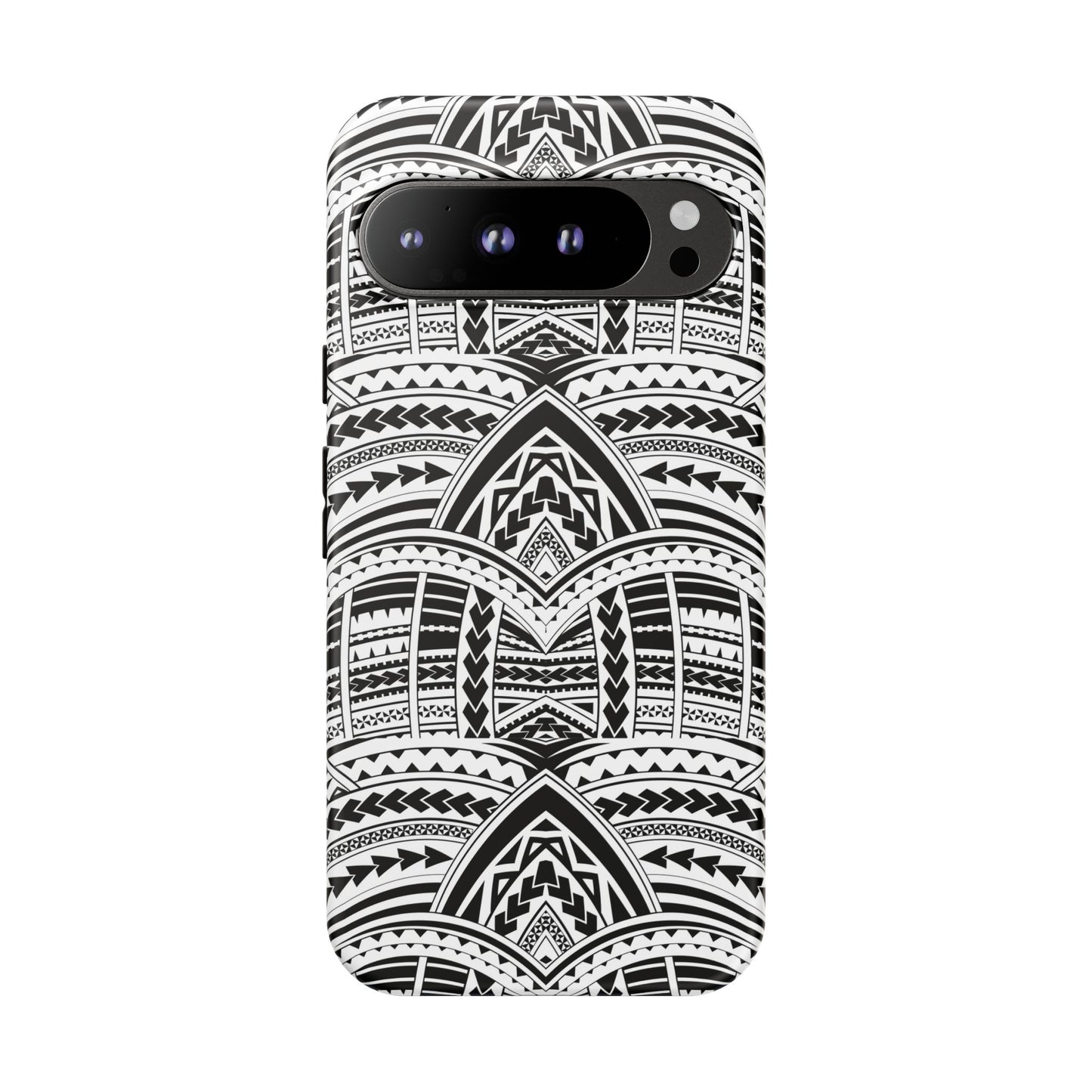 Tatoeage: telefoonhoesje met tribalpatroon voor iPhone, Samsung Galaxy en Google Pixel