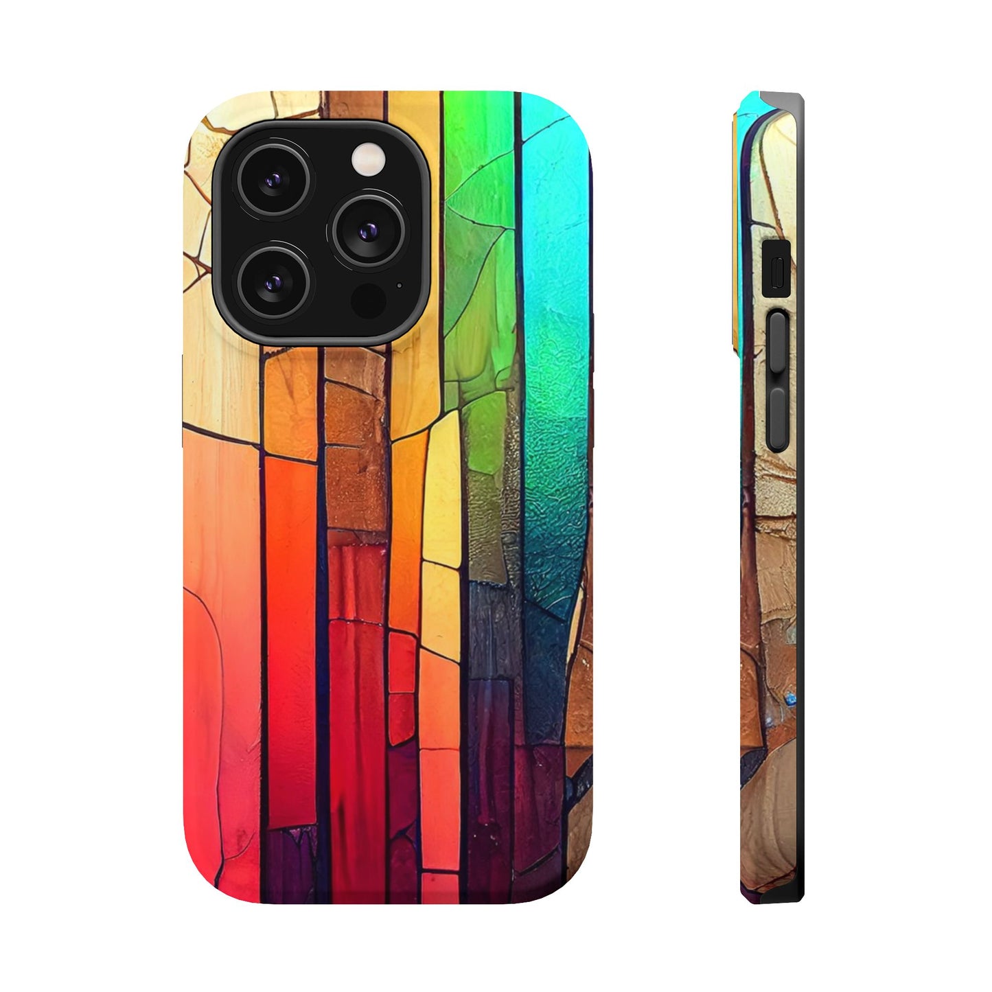 Stained Glass Design MagSafe Case for iPhone