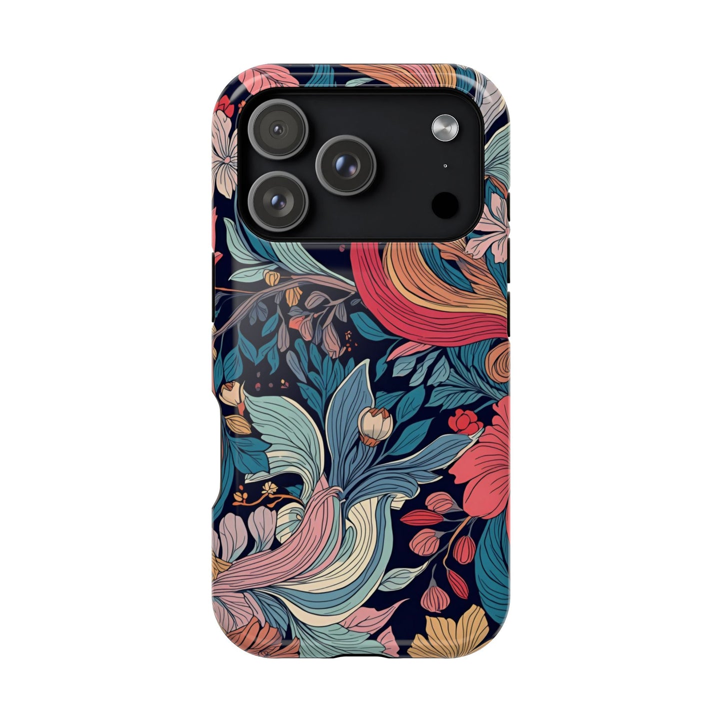 Floral Charm (MagSafe version): Fashion Phone Case for iPhone