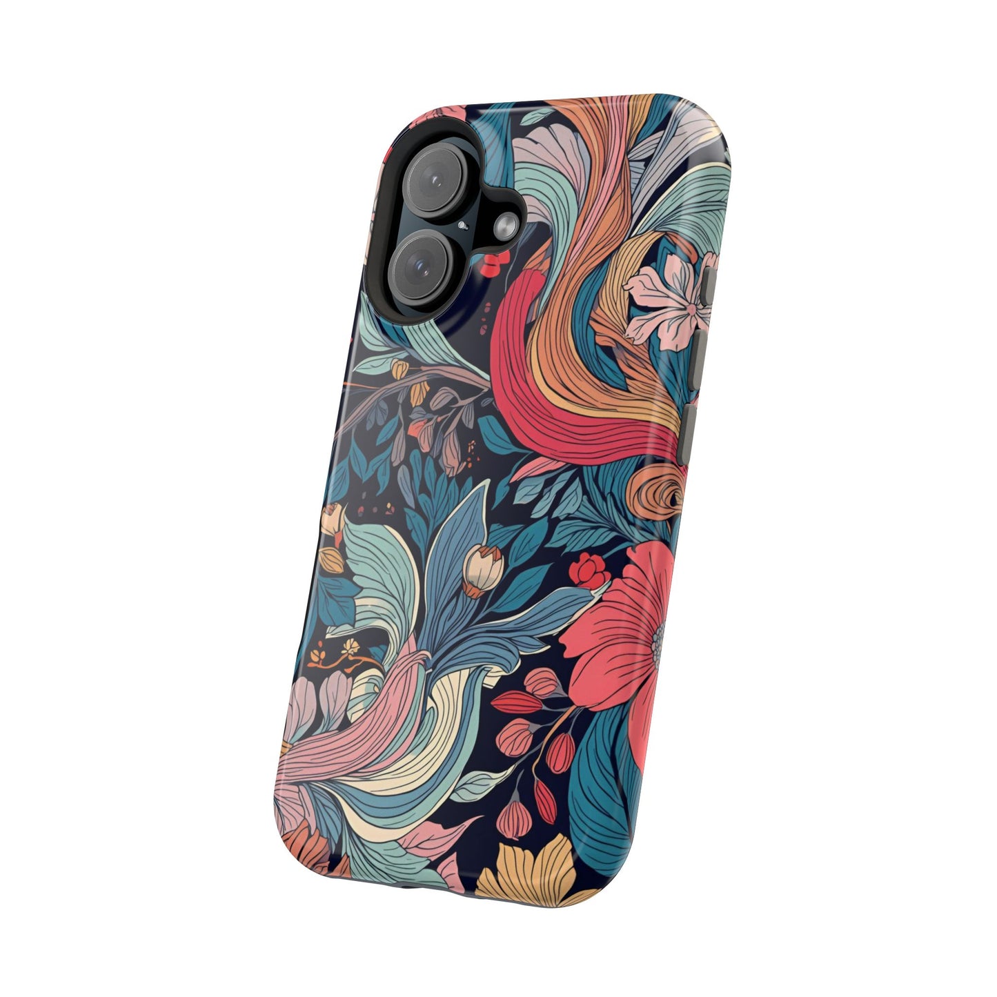 Floral Charm (MagSafe version): Fashion Phone Case for iPhone