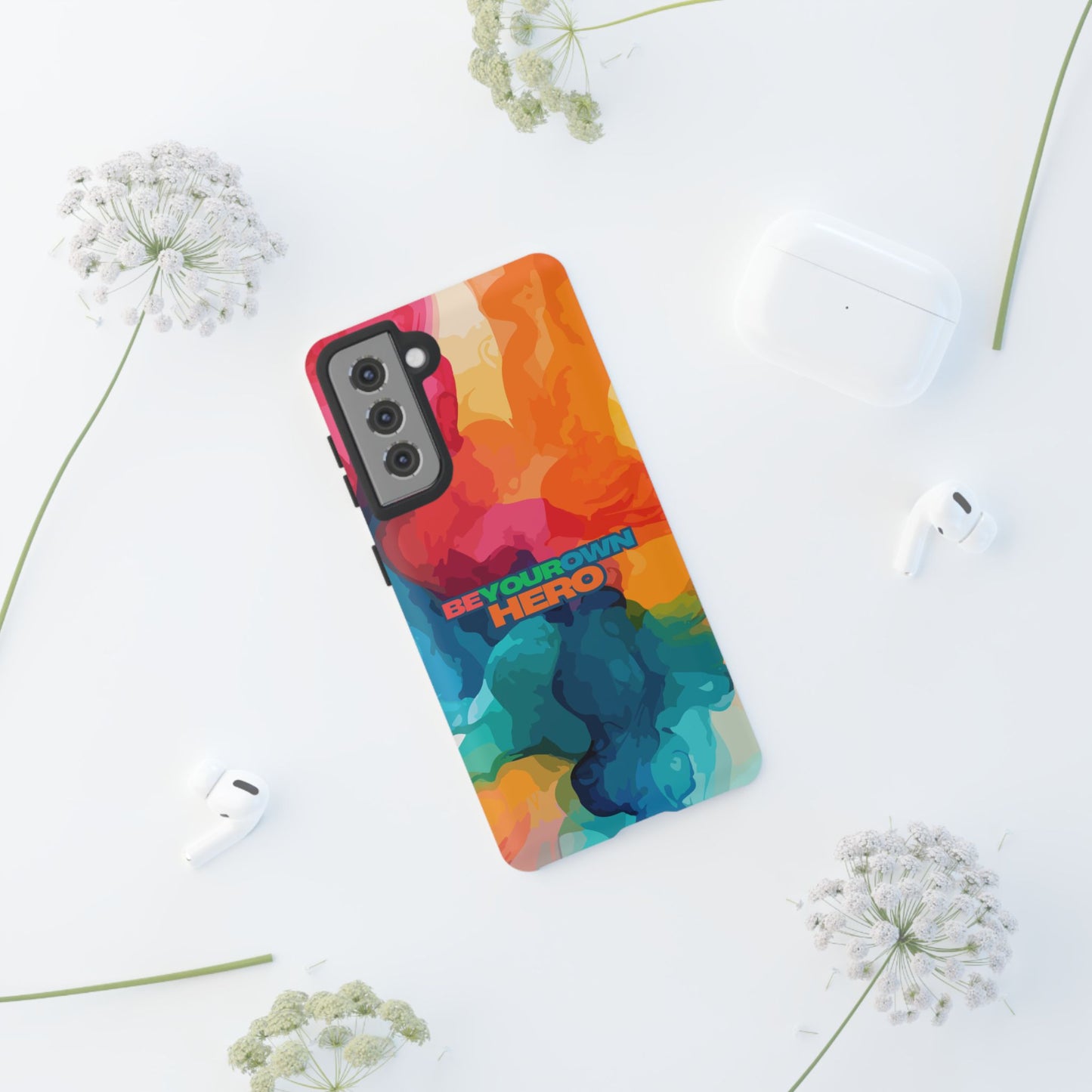 Be Your Own Hero: Tough Case for iPhone, Samsung Galaxy and Google Pixel