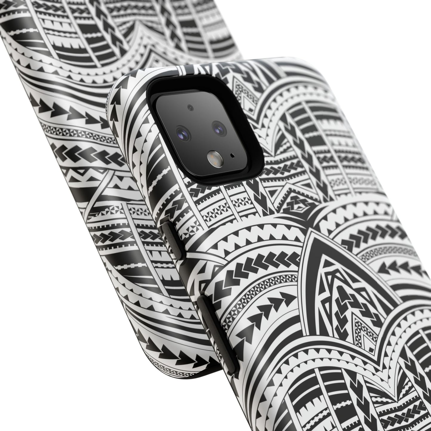 Tatoeage: telefoonhoesje met tribalpatroon voor iPhone, Samsung Galaxy en Google Pixel