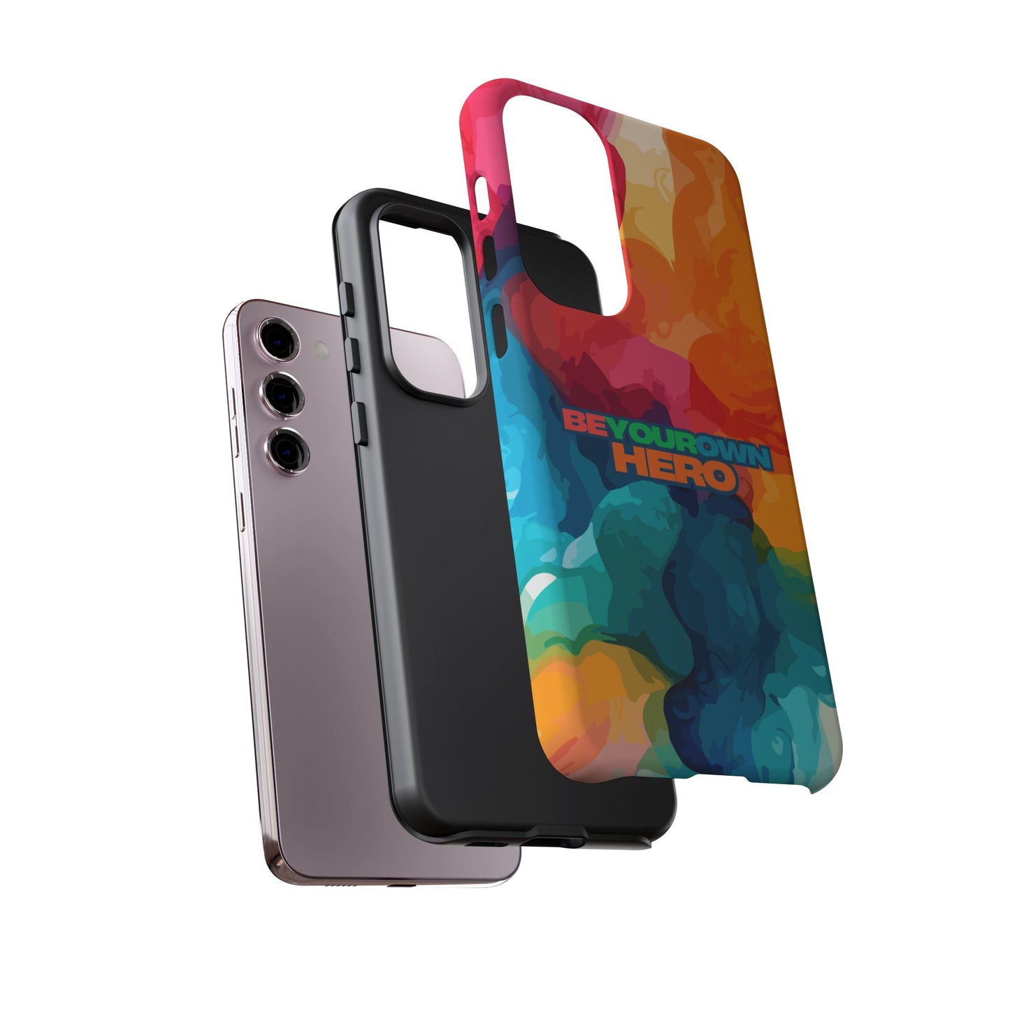 Be Your Own Hero: Tough Case for iPhone, Samsung Galaxy and Google Pixel