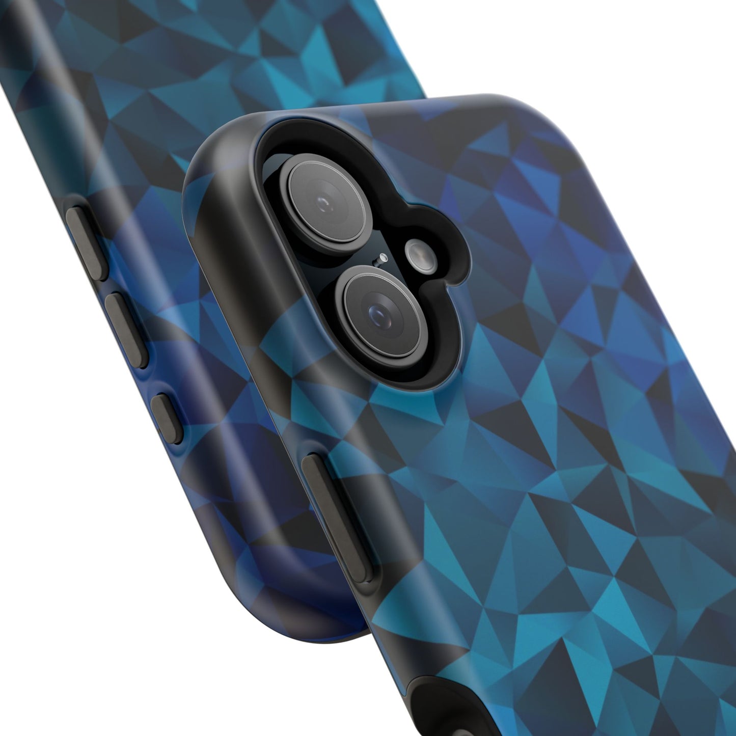Blue Diamonds (MagSafe version): Elegant phone case for iPhone