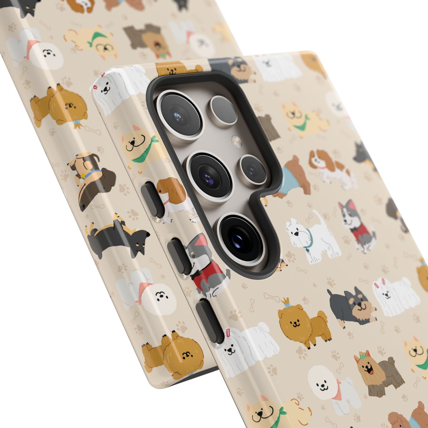 Cute Dogs: Tough Case for iPhone, Samsung Galaxy and Google Pixel devices