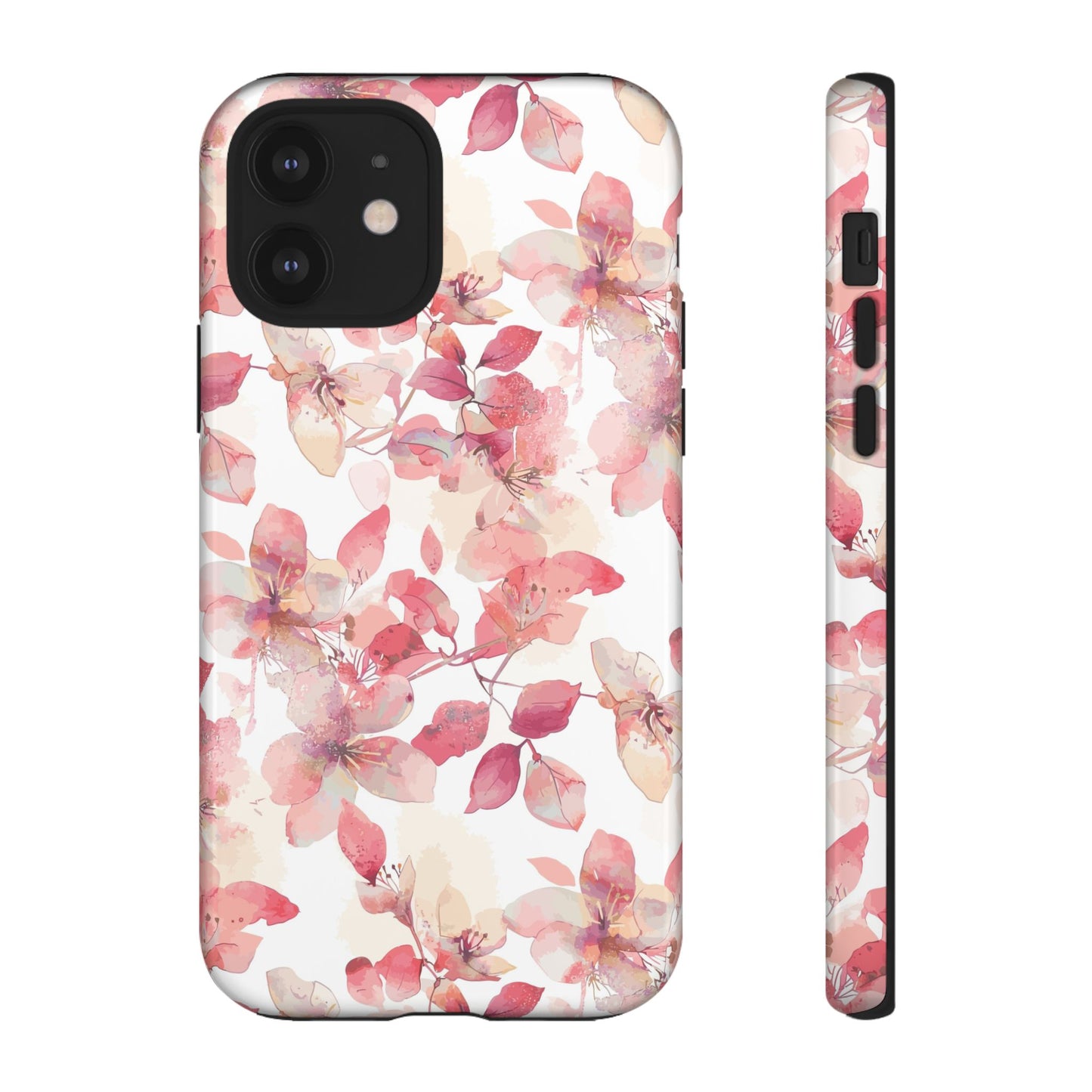 Watercolor Flowers: Tough Case for iPhone, Samsung Galaxy and Google Pixel devices