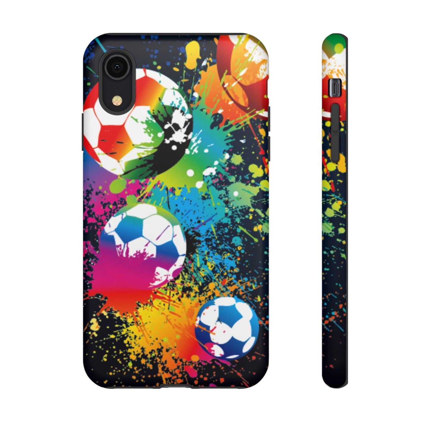 Footballer's Phone Case: Vibrant Case for iPhone, Samsung Galaxy and Google Pixel devices