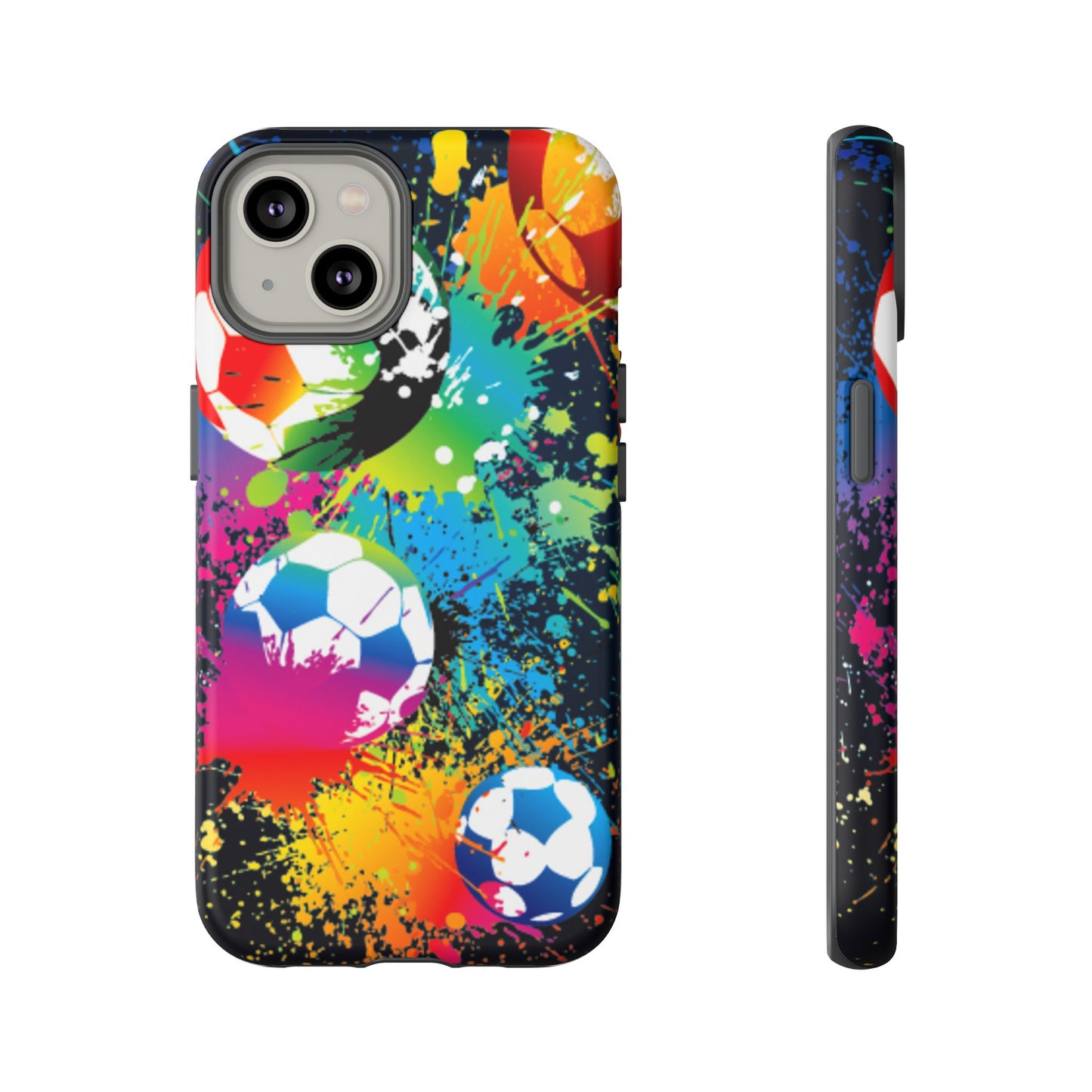 Footballer's Phone Case: Vibrant Case for iPhone, Samsung Galaxy and Google Pixel devices