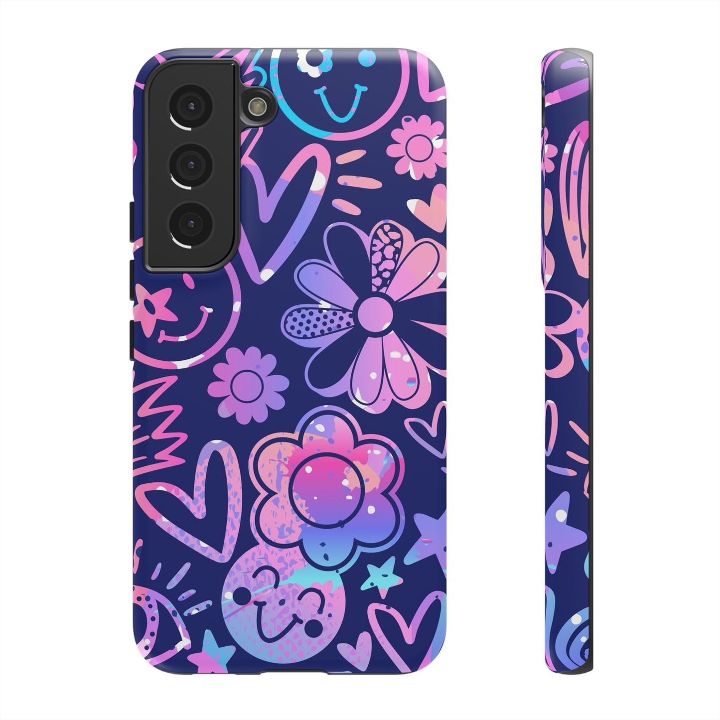 Live Inspired: Purple Tough Case for iPhone, Samsung Galaxy and Google Pixel devices