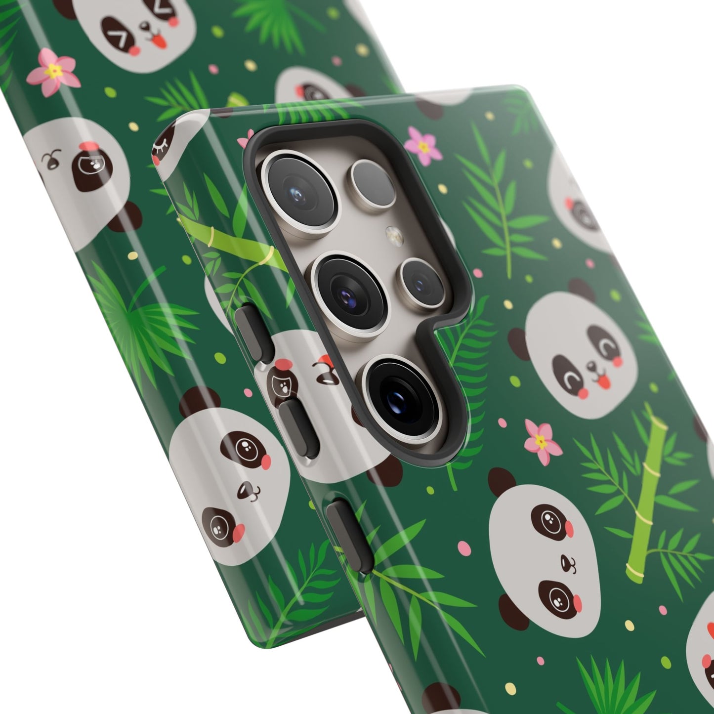Cute Panda: Tough Case for iPhone, Samsung Galaxy and Google Pixel devices