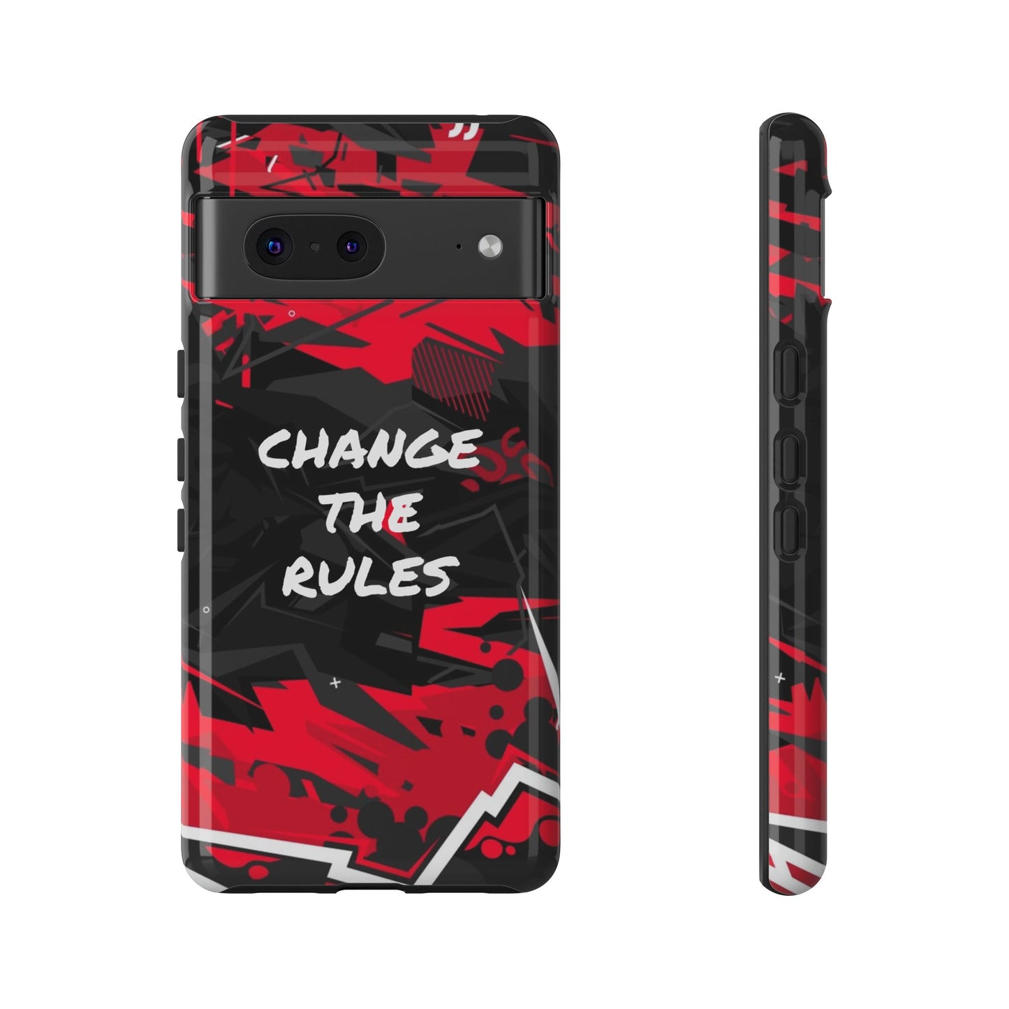 Verander de regels: stevige hoes voor iPhone-, Galaxy- en Pixel-apparaten