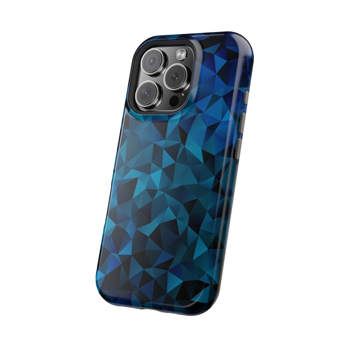 Blue Diamonds (MagSafe version): Elegant phone case for iPhone
