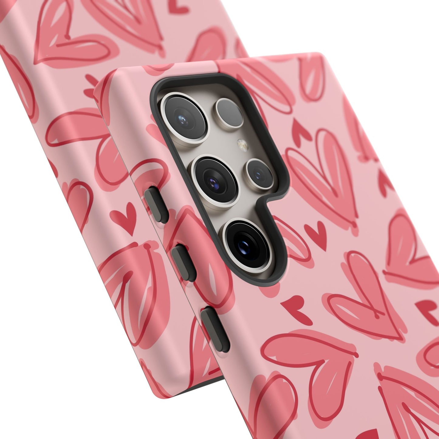 Hearts: Tough Case for iPhone, Samsung Galaxy and Google Pixel devices