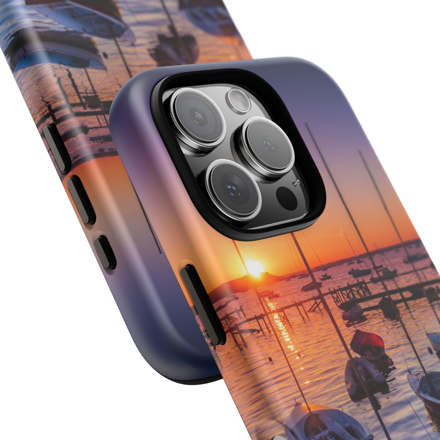 Fortune Favors the Bold: Sunset Sail Phone Case for iPhone, Samsung Galaxy and Google Pixel devices
