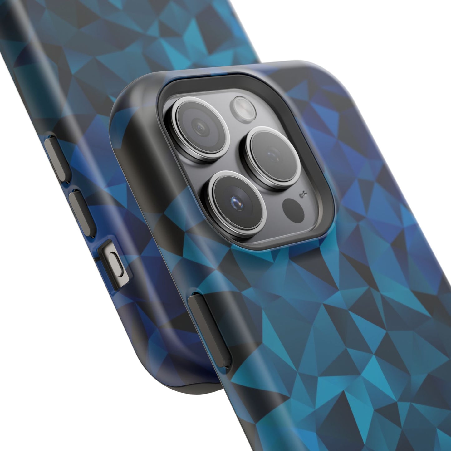 Blue Diamonds (MagSafe version): Elegant phone case for iPhone