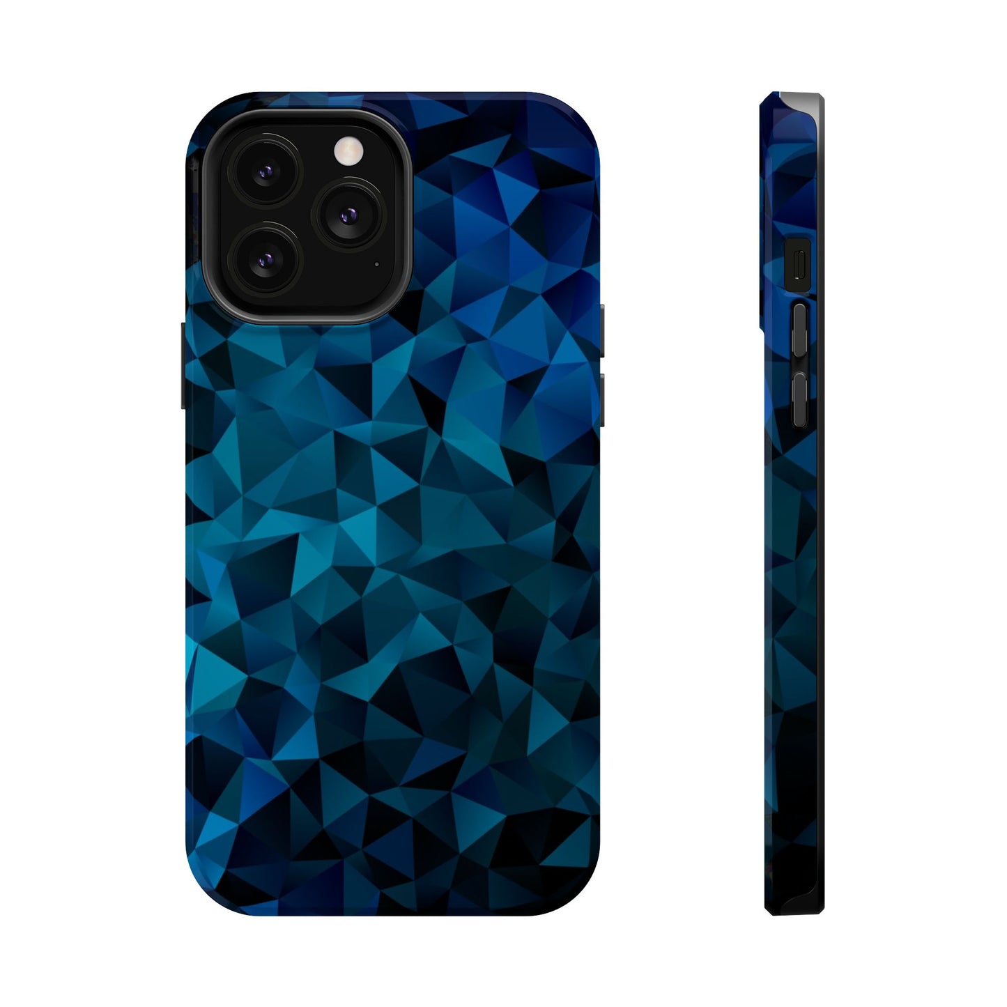 Blue Diamonds (MagSafe version): Elegant phone case for iPhone