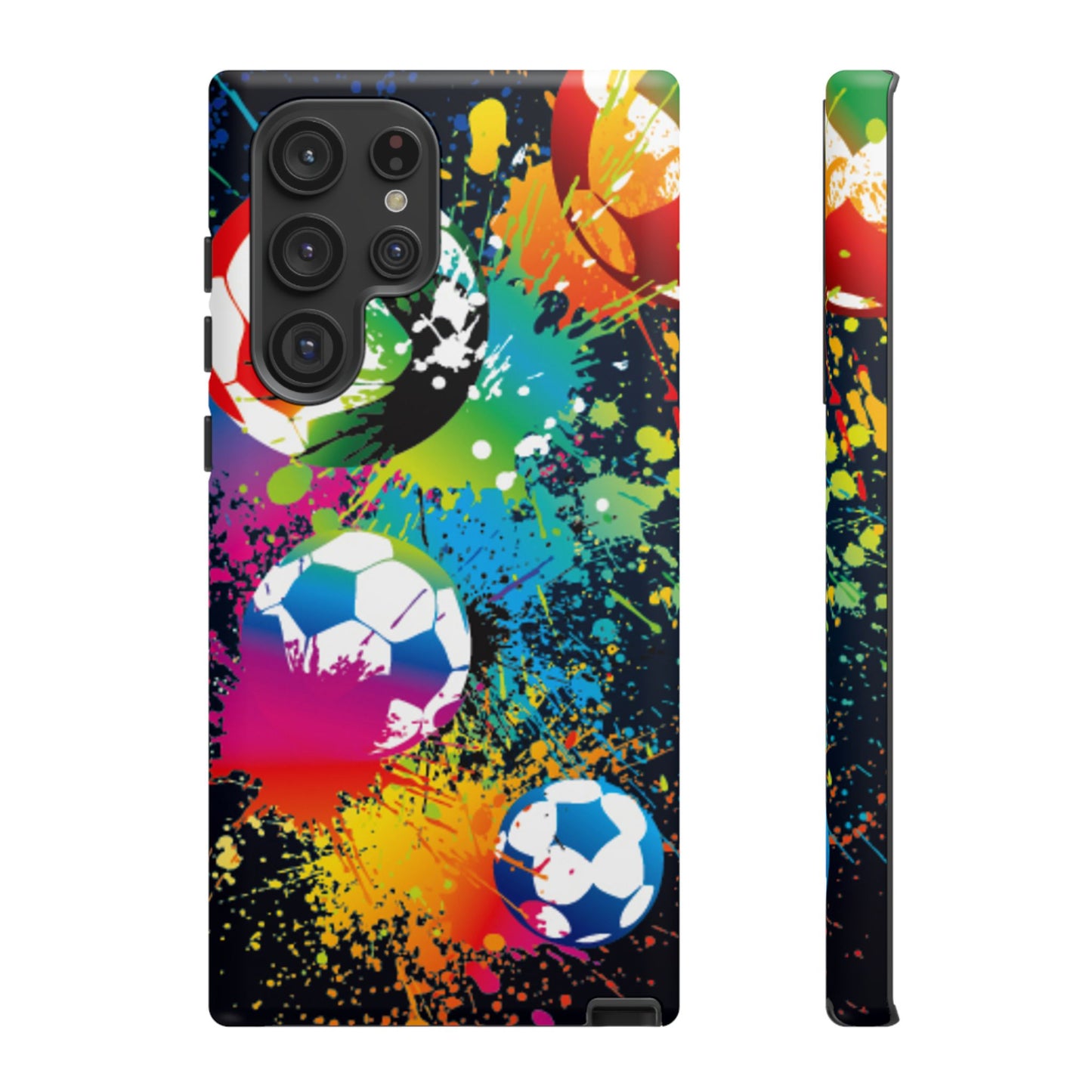 Footballer's Phone Case: Vibrant Case for iPhone, Samsung Galaxy and Google Pixel devices