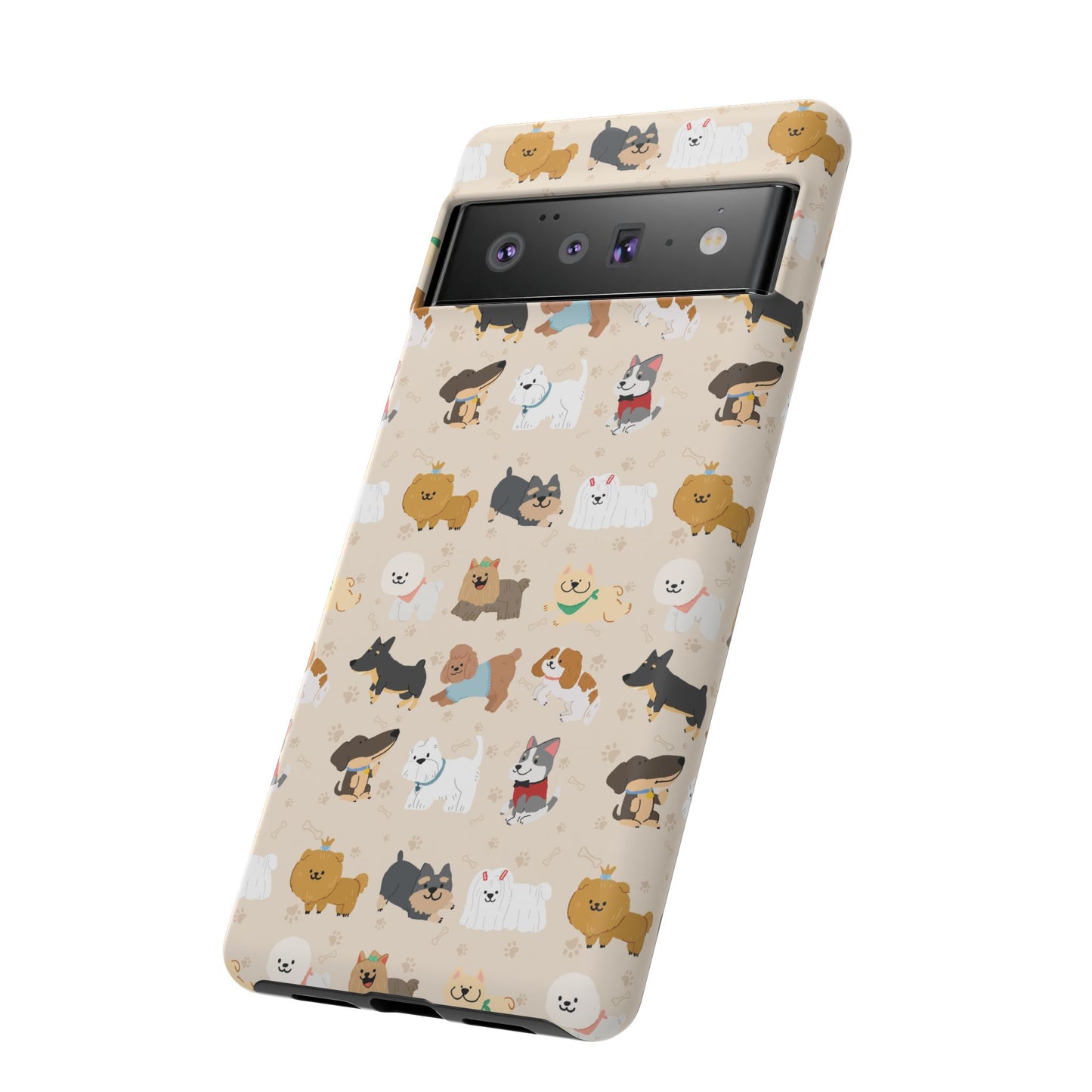 Cute Dogs: Tough Case for iPhone, Samsung Galaxy and Google Pixel devices
