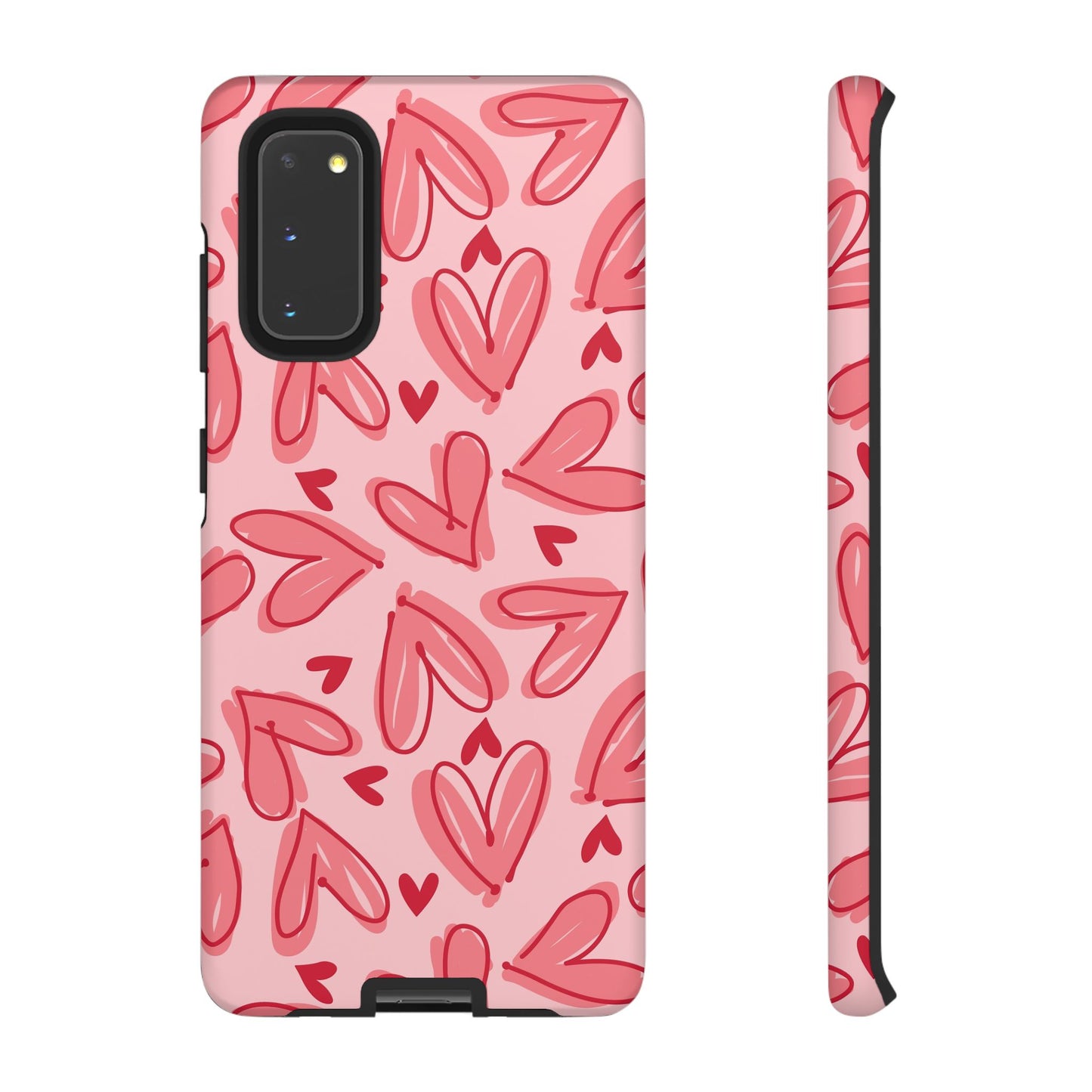 Hearts: Tough Case for iPhone, Samsung Galaxy and Google Pixel devices