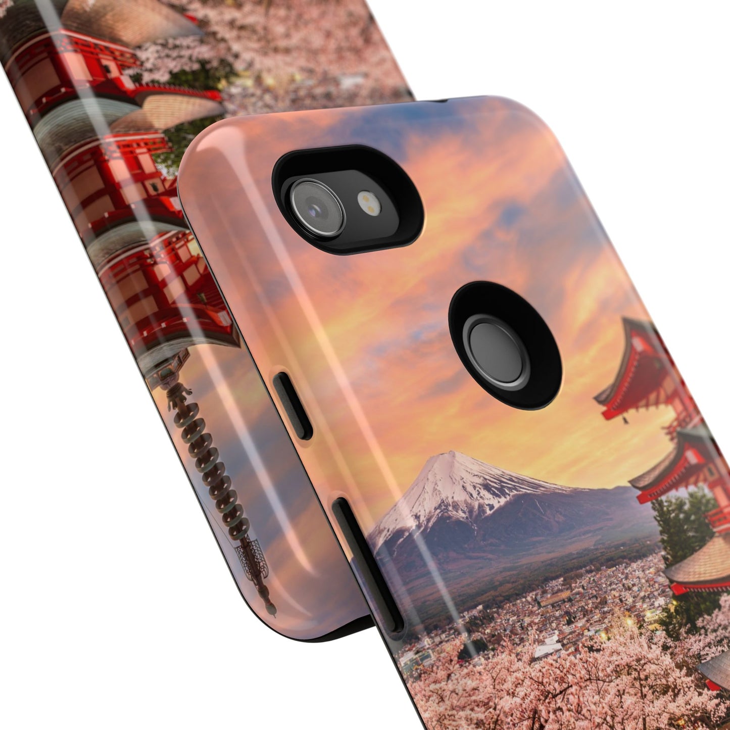 Cherry Blossoms Mt. Fuji phone case for iPhone, Galaxy and Pixel devices