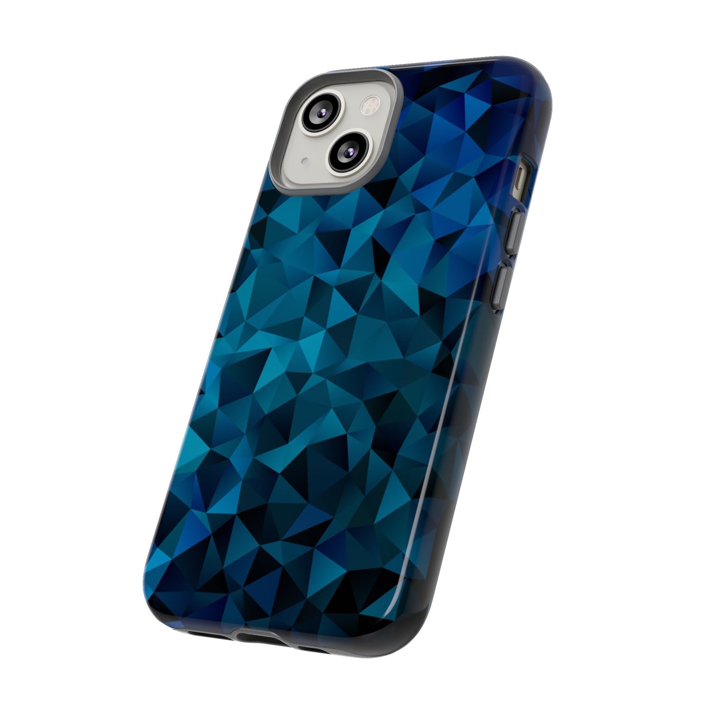 Blue Diamonds: Phone Case with Elegant Prints for iPhone, Samsung Galaxy and Google Pixel devices
