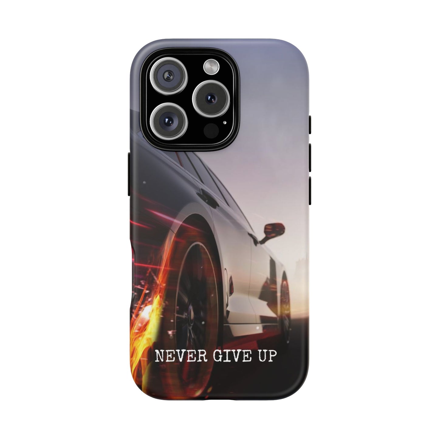 Never Give Up v2: Tough Case for iPhone, Samsung Galaxy and Google Pixel