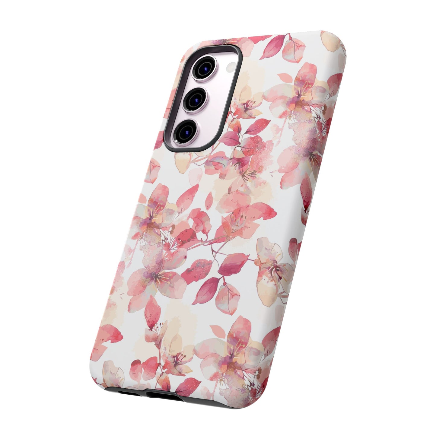 Watercolor Flowers: Tough Case for iPhone, Samsung Galaxy and Google Pixel devices