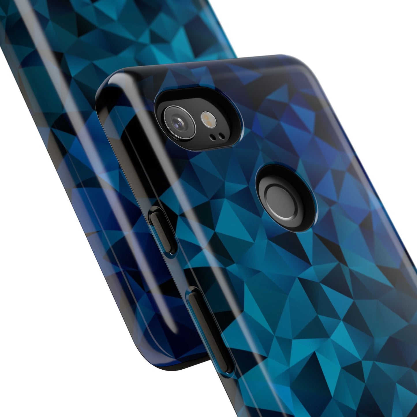 Blue Diamonds: Phone Case with Elegant Prints for iPhone, Samsung Galaxy and Google Pixel devices