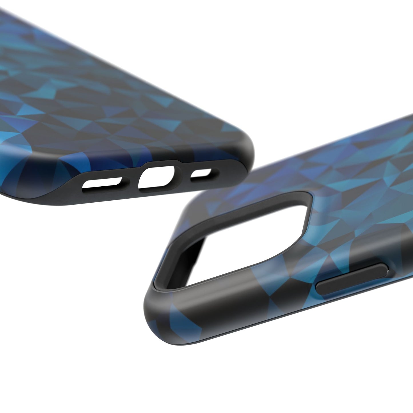 Blue Diamonds (MagSafe version): Elegant phone case for iPhone