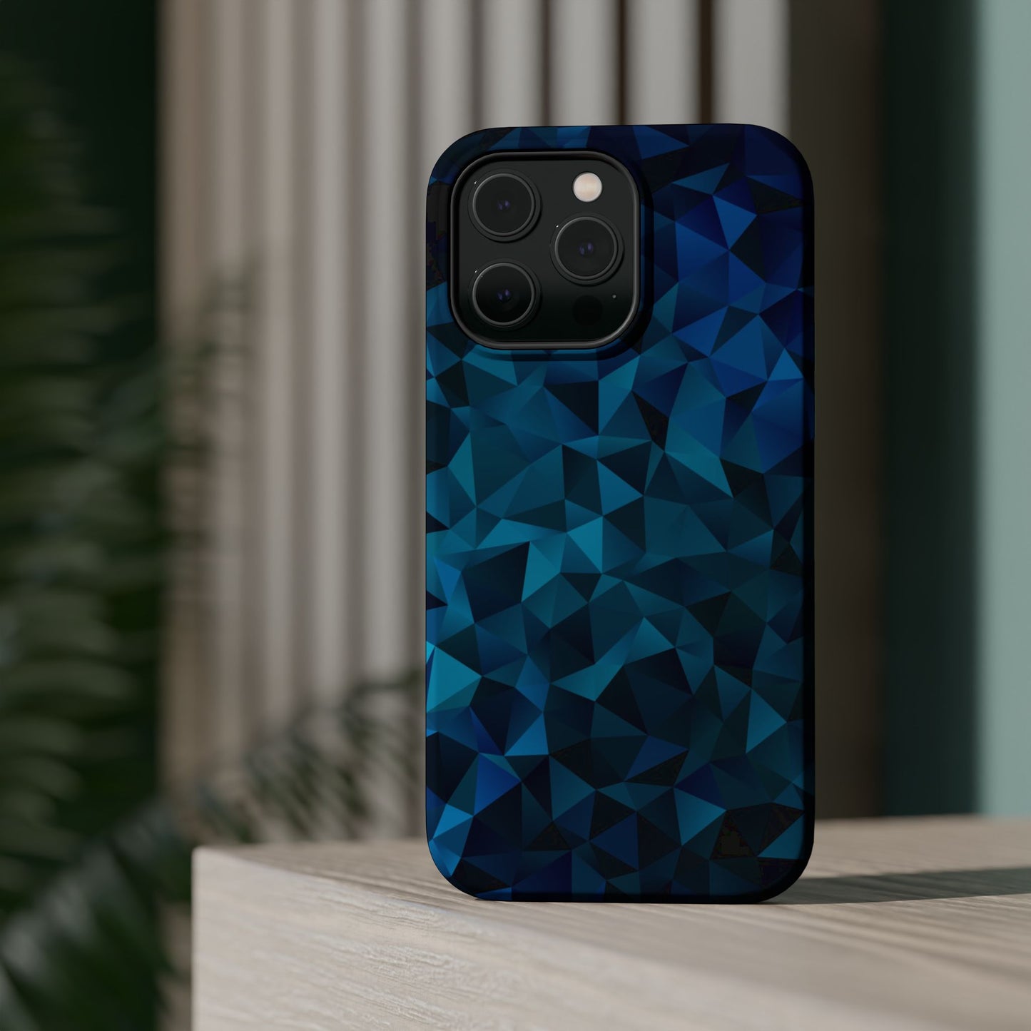 Blue Diamonds (MagSafe version): Elegant phone case for iPhone