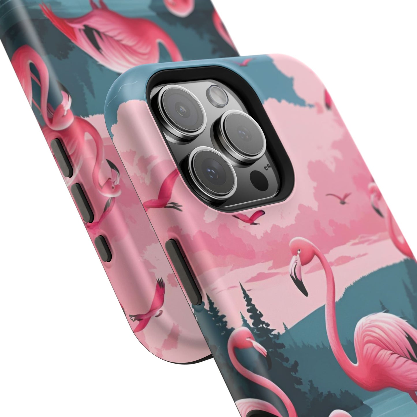 Velvet Skies Flamingo Case MagSafe phone case for Apple iPhone