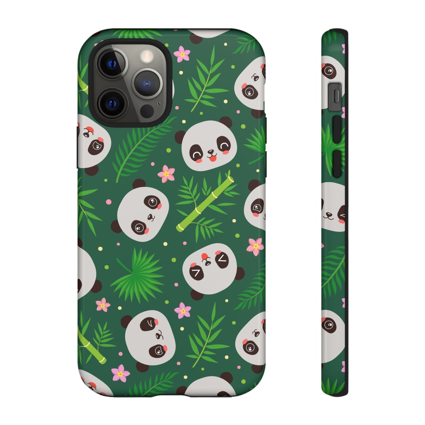 Cute Panda: Tough Case for iPhone, Samsung Galaxy and Google Pixel devices