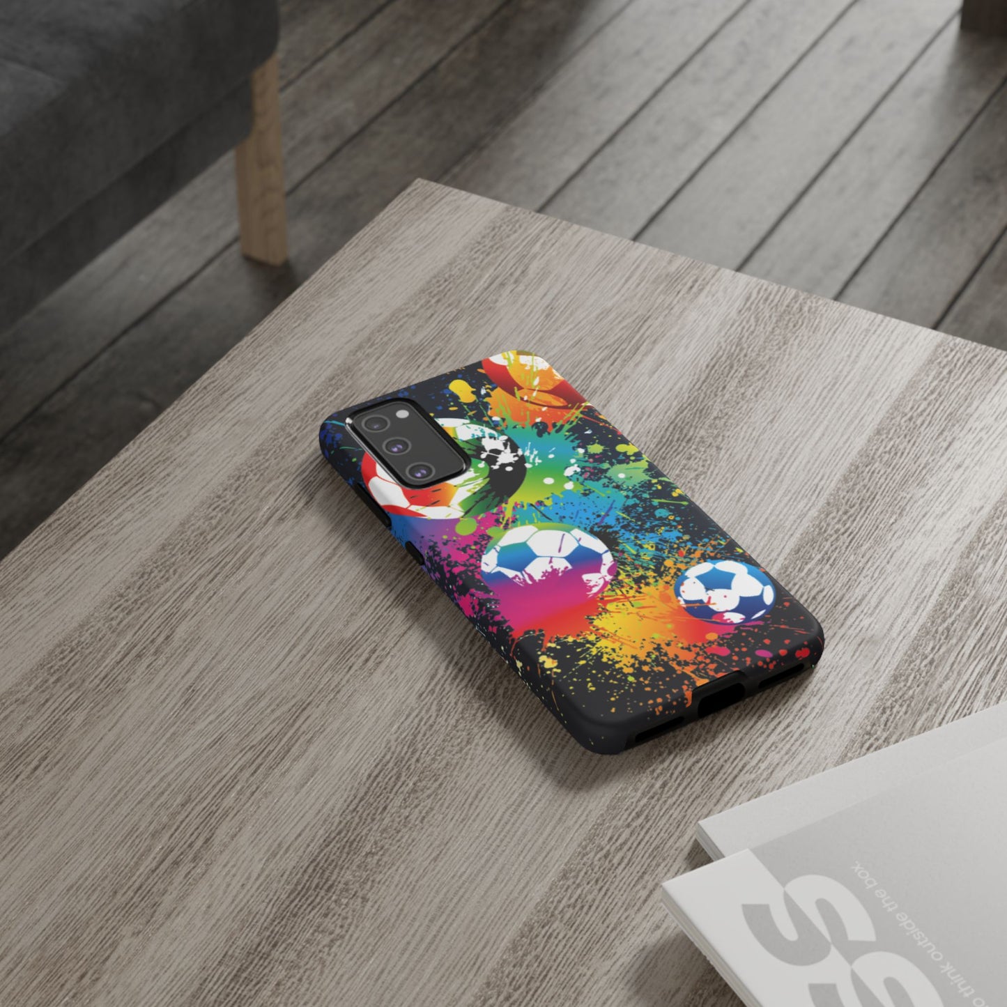 Footballer's Phone Case: Vibrant Case for iPhone, Samsung Galaxy and Google Pixel devices