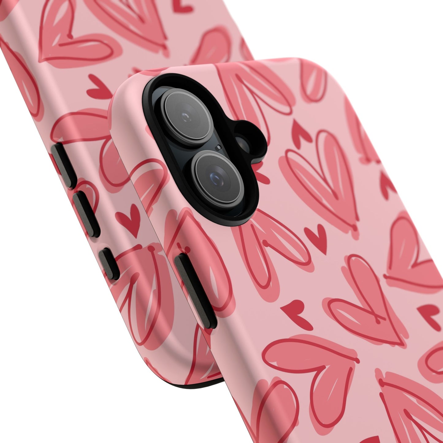 Hearts: Tough Case for iPhone, Samsung Galaxy and Google Pixel devices