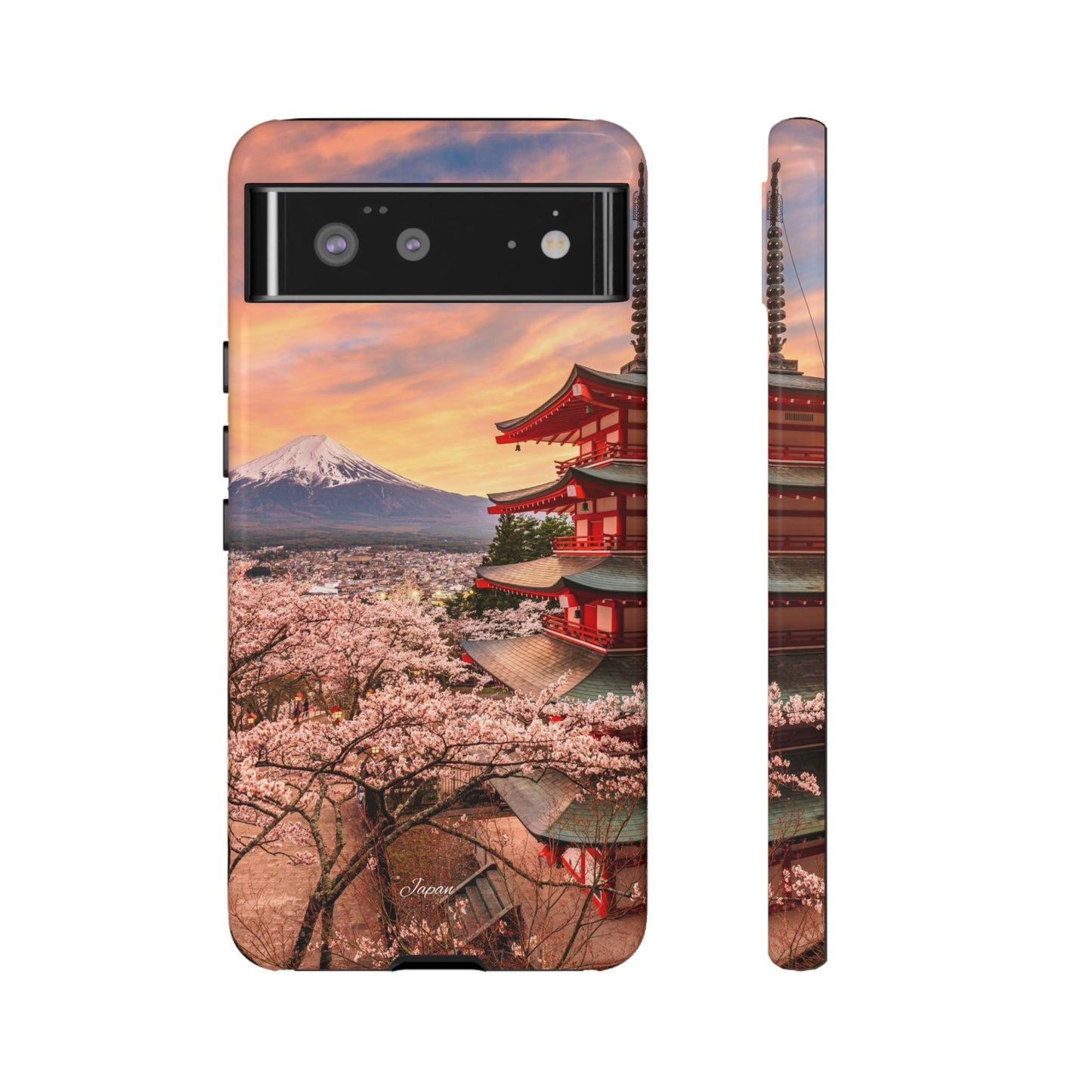 Cherry Blossoms Mt. Fuji phone case for iPhone, Galaxy and Pixel devices