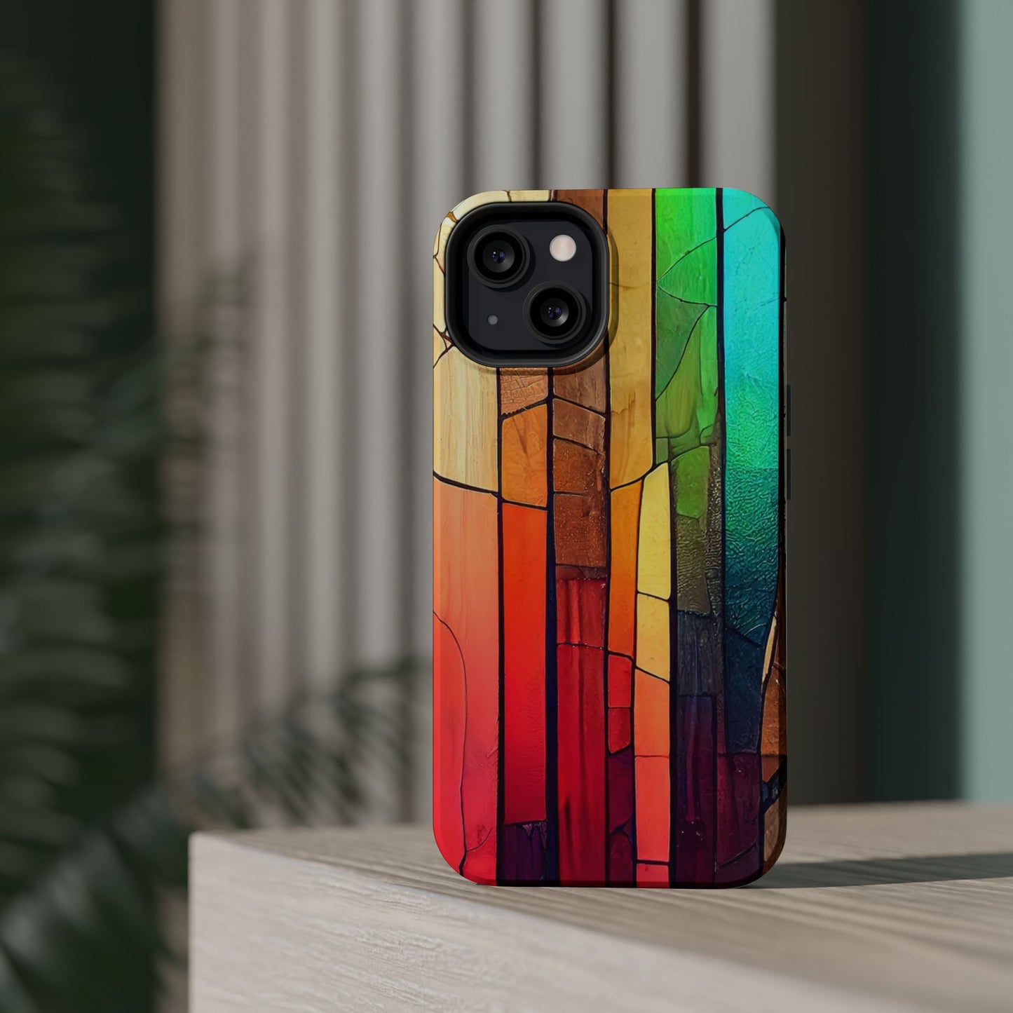 Stained Glass Design MagSafe Case for iPhone