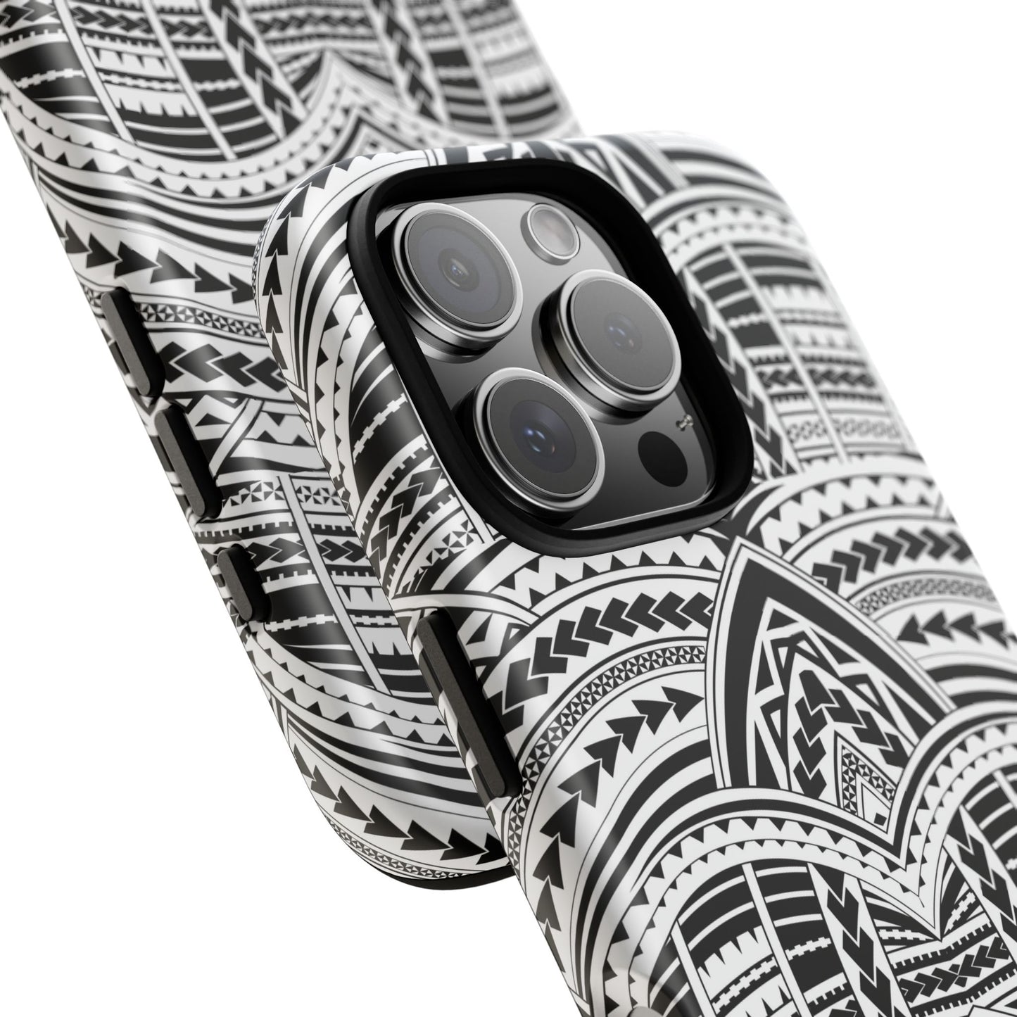 Tatoeage: telefoonhoesje met tribalpatroon voor iPhone, Samsung Galaxy en Google Pixel