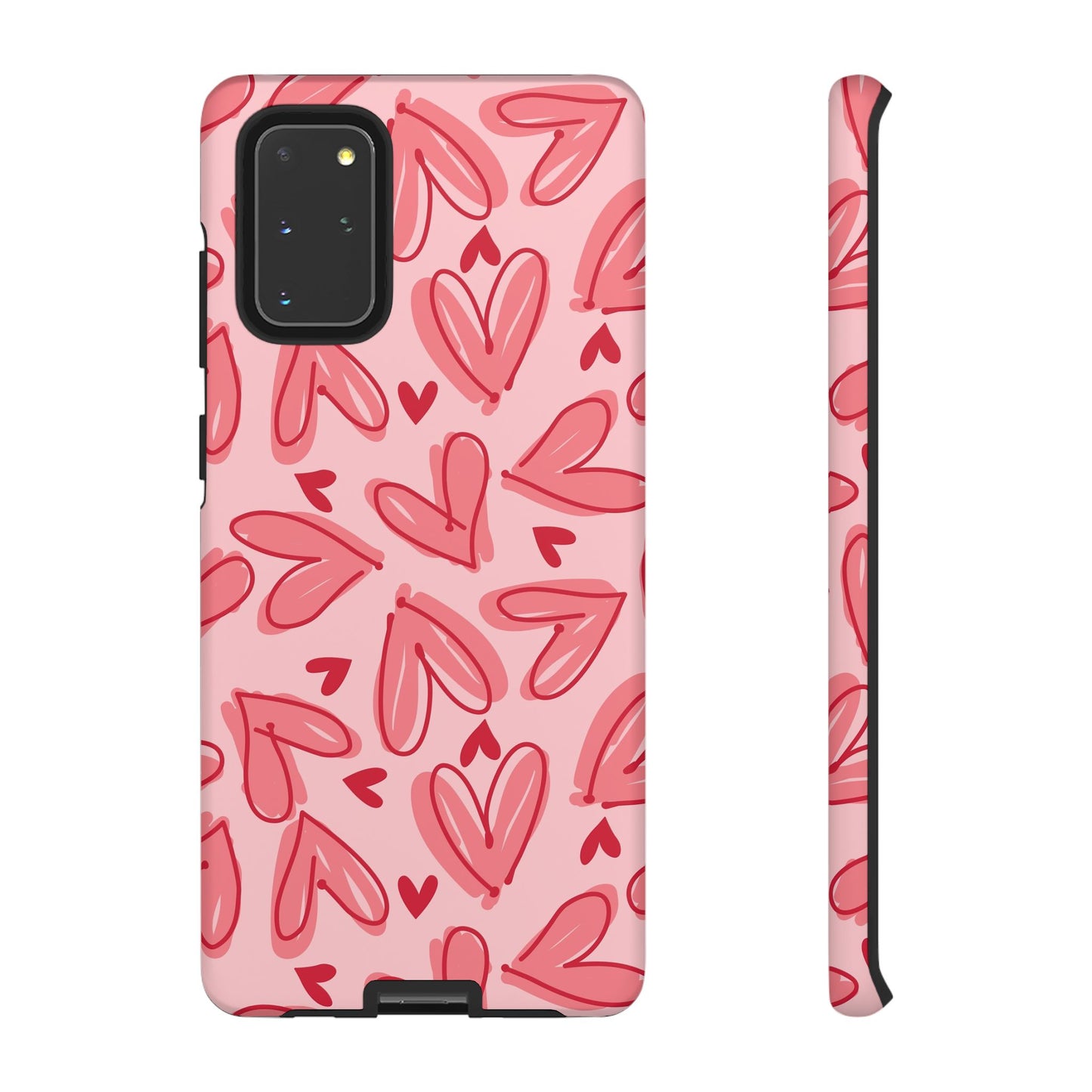 Hearts: Tough Case for iPhone, Samsung Galaxy and Google Pixel devices