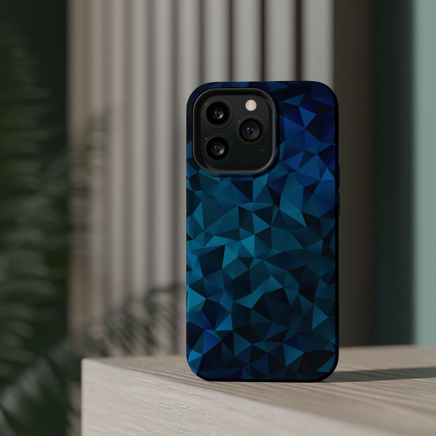 Blue Diamonds (MagSafe version): Elegant phone case for iPhone
