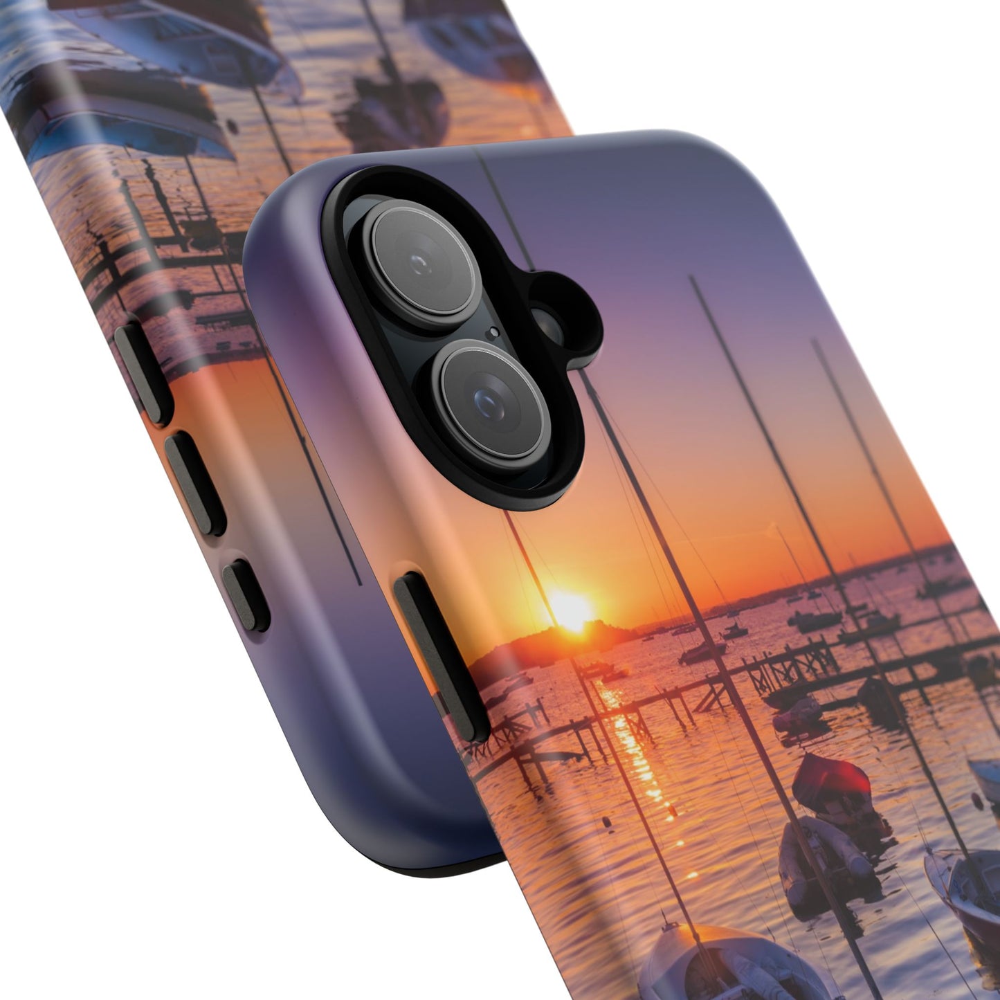Fortune Favors the Bold: Sunset Sail Phone Case for iPhone, Samsung Galaxy and Google Pixel devices