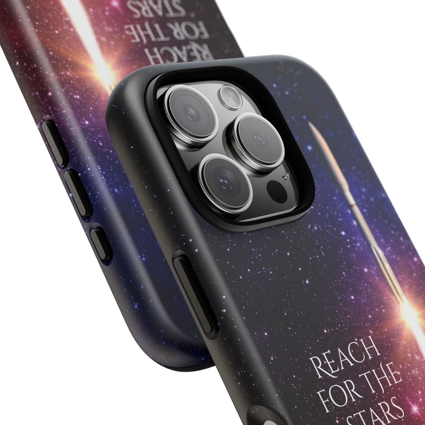 Reach for the stars: rocket illustrated phone case for iPhone, Samsung Galaxy and Pixel devices