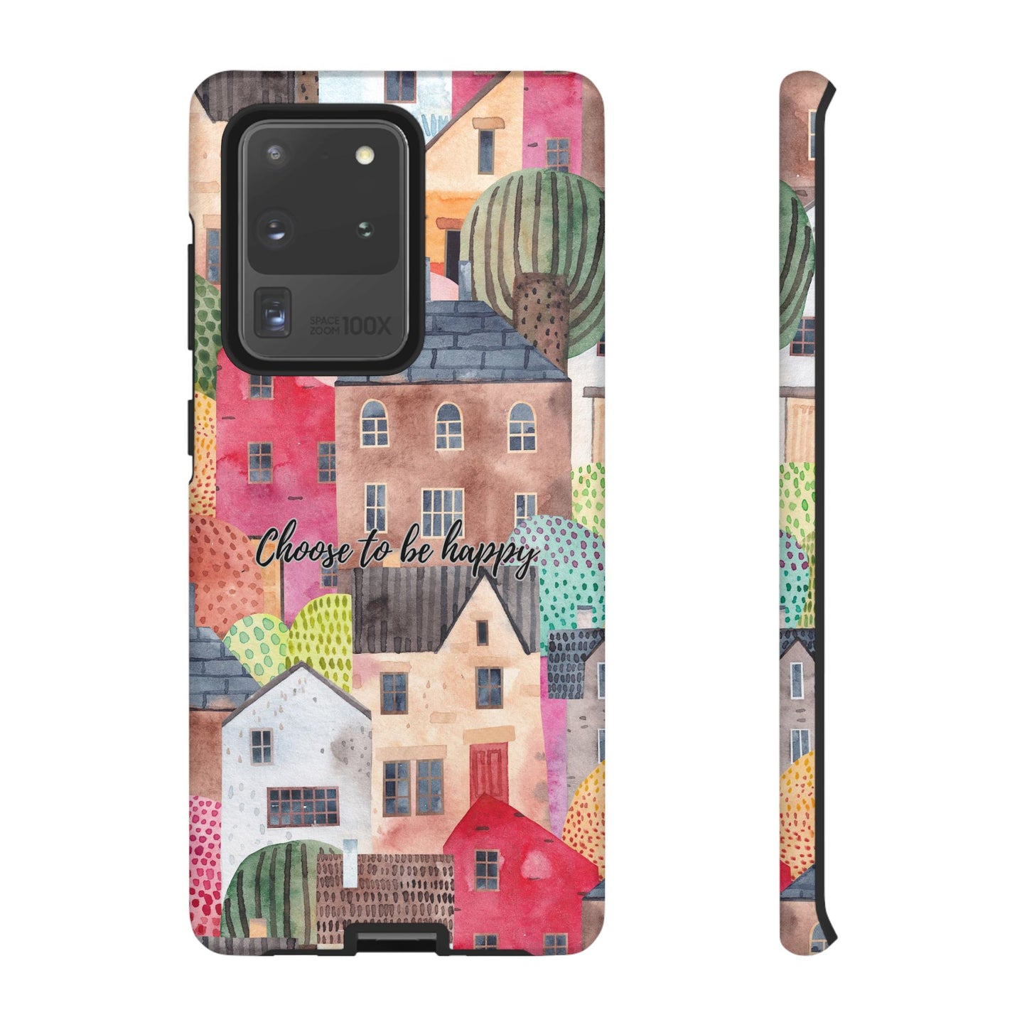 Choose to be Happy: Inspiring Case for iPhone, Samsung Galaxy and Google Pixel devices
