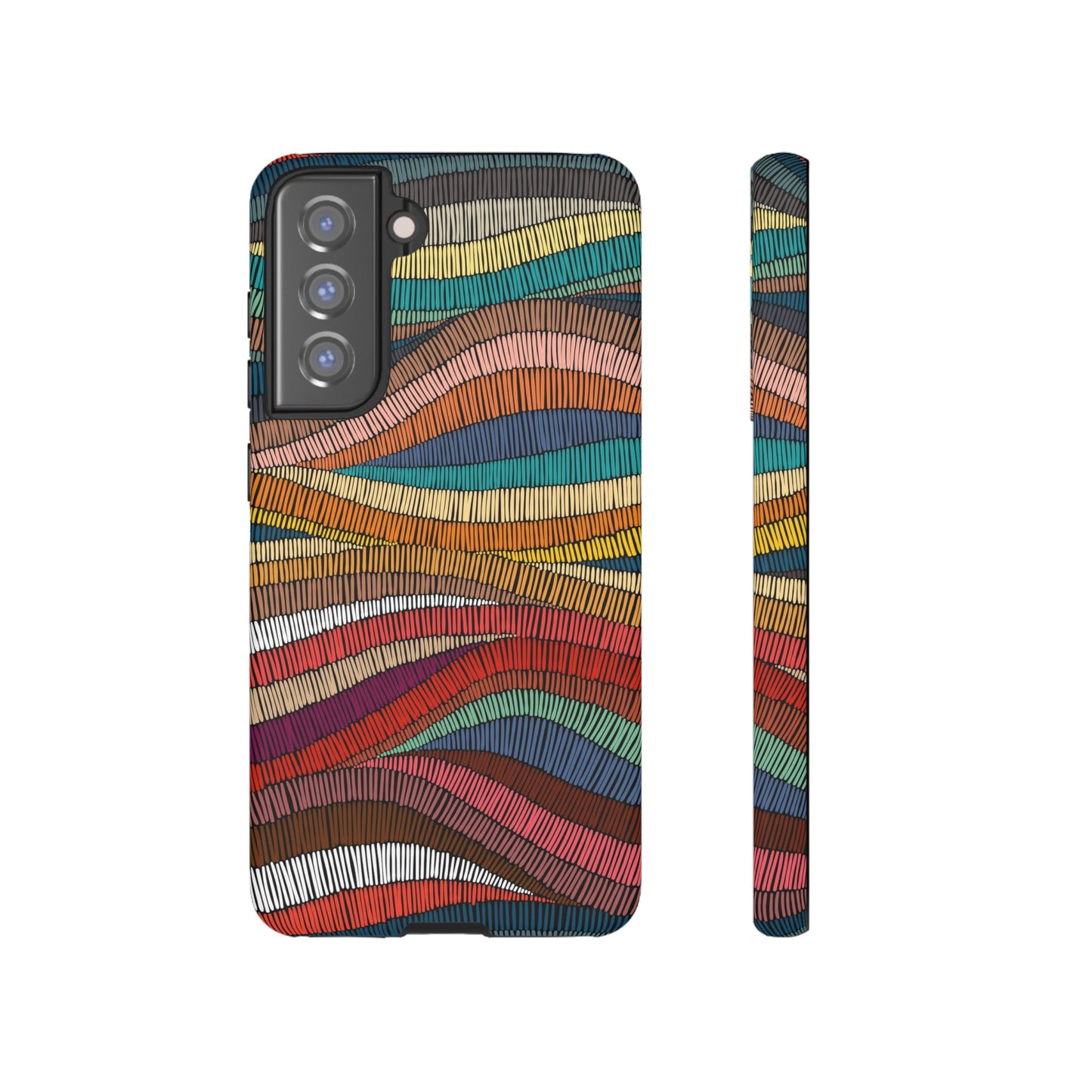 Threaded Harmony: Tapestry-inspired Phone Case for iPhone, Samsung Galaxy and Google Pixel devices