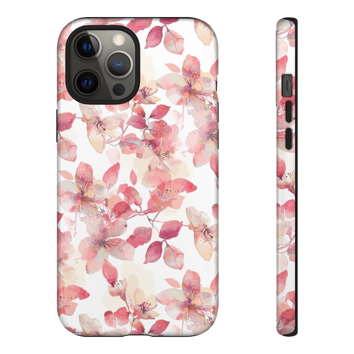 Watercolor Flowers: Tough Case for iPhone, Samsung Galaxy and Google Pixel devices